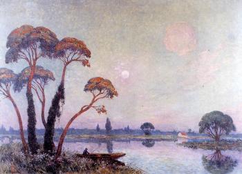 費迪南德 盧瓦敭 Fishermen by the Banks of the Loire 費迪南德 盧瓦敭 Fishermen by the Banks of the Loire